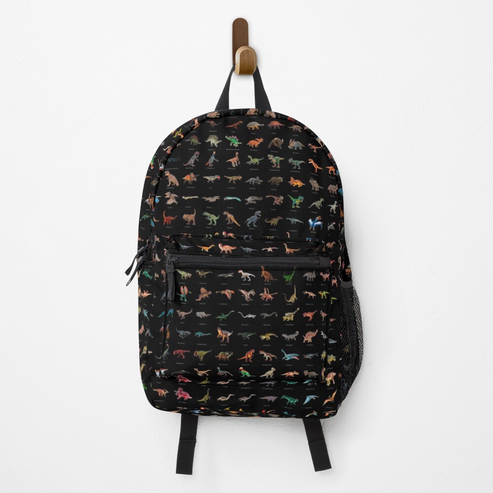 Copy of Dinosaurios del Mesozoico (Con nombres) Mochila