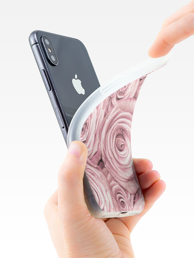 Thumbnail 4 of 5, iPhone Case, Pink Roses designed and sold by click4collage.