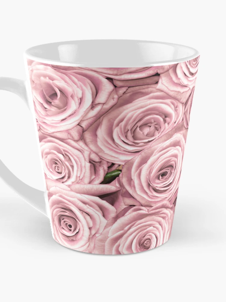 Thumbnail 3 of 4, Coffee Mug, Pink Roses designed and sold by click4collage.