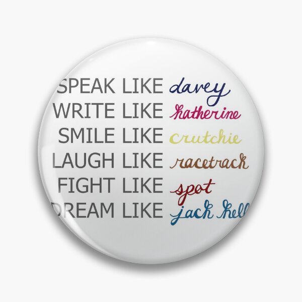 Item preview, Newsies Speak Write Smile Laugh Fight Dream designed and sold by Bemi7.
