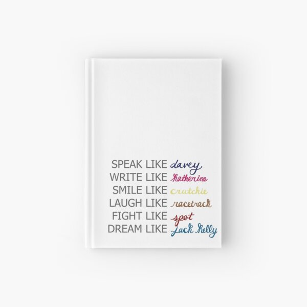 Item preview, Newsies Speak Write Smile Laugh Fight Dream designed and sold by Bemi7.