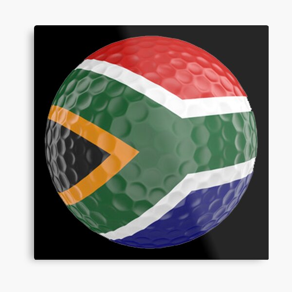 Aperçu de l'œuvre Balle de golf drapeau Afrique créée et vendue par Mxdesign888.