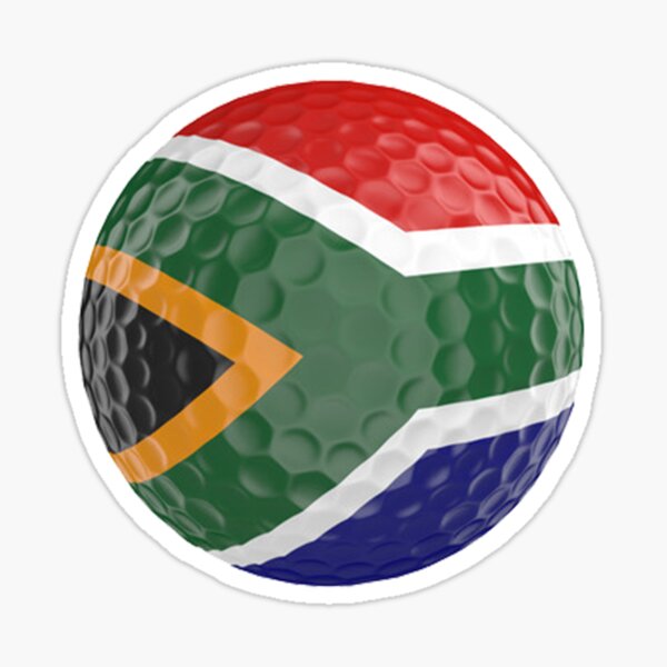 Aperçu de l'œuvre Balle de golf drapeau Afrique créée et vendue par Mxdesign888.