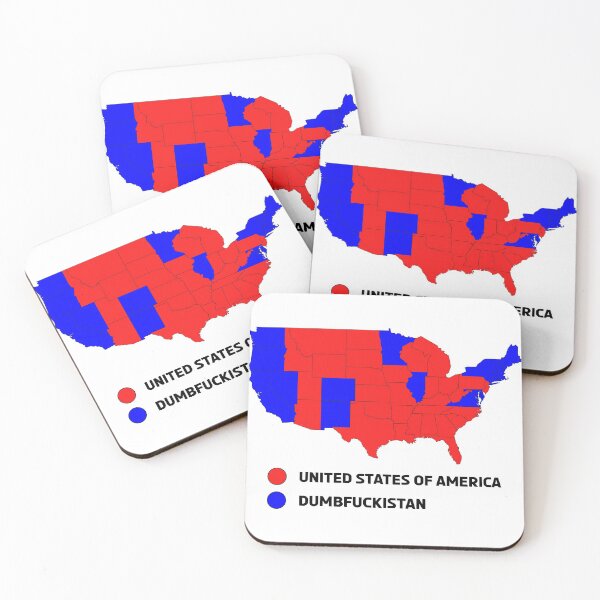 Item preview, election map united states of america dumbfuckistan designed and sold by StarsPower.