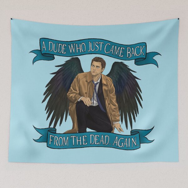 Item preview, Supernatural Team Free Will 2.0 - A Dude Who Just Came Back From The Dead designed and sold by LittlePopaArt.