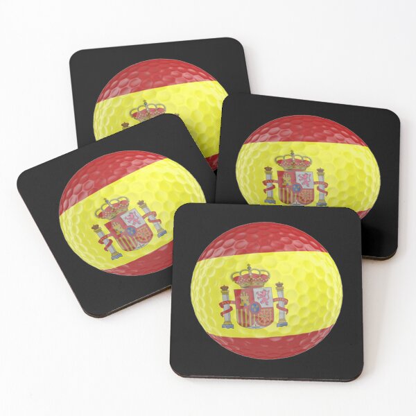 Item preview, Spain Flag Golf Ball designed and sold by Mxdesign888.