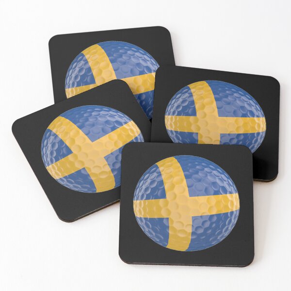Item preview, Sweden Flag Golf Ball designed and sold by Mxdesign888.