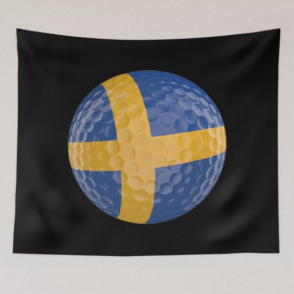 Item preview, Sweden Flag Golf Ball designed and sold by Mxdesign888.