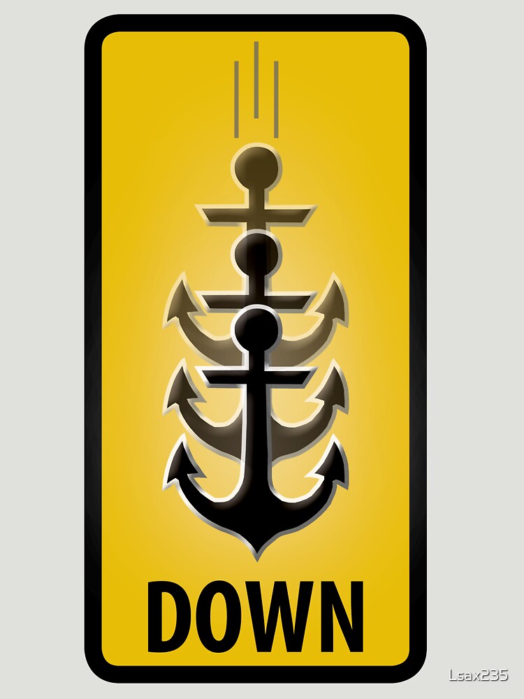 "Vanderbilt University Anchor Down" Womens TShirt by Lsax235 Redbubble