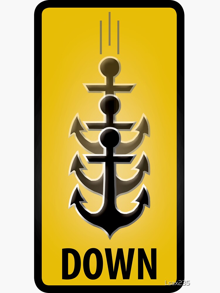 "Vanderbilt University Anchor Down" Sticker for Sale by Lsax235