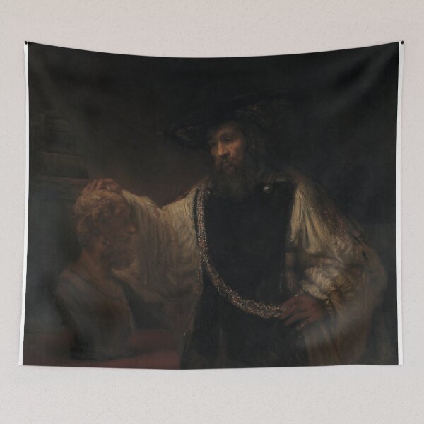 Item preview, Ancient Greek Philosopher Aristotle with a Homer Bust designed and sold by ClassicalGreece.