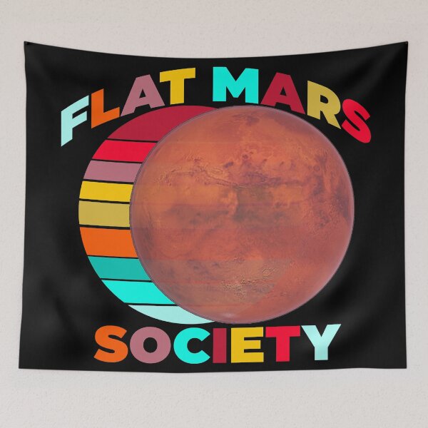 Item preview, Flat Mars Society designed and sold by Rami Khalifah.