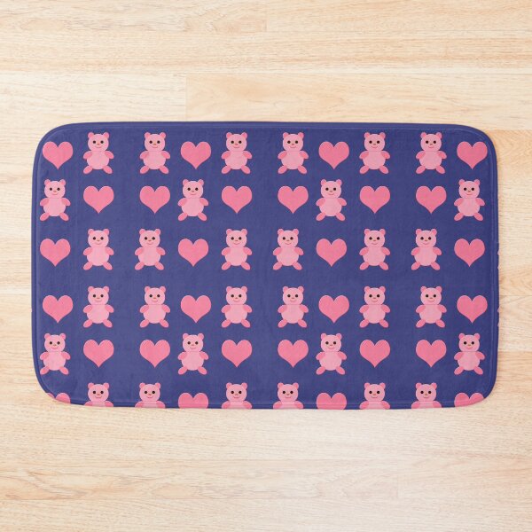 Item preview, Pink teddy bear with hearts designed and sold by Laura Greco.