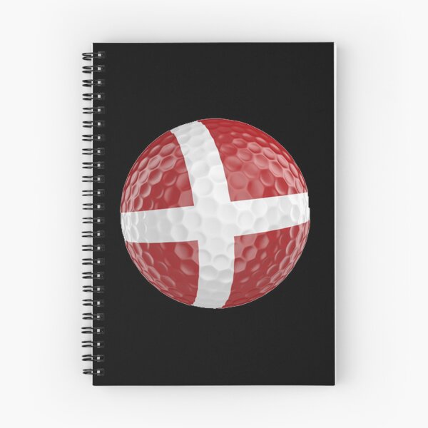 Item preview, Denmark Flag Golf Ball designed and sold by Mxdesign888.