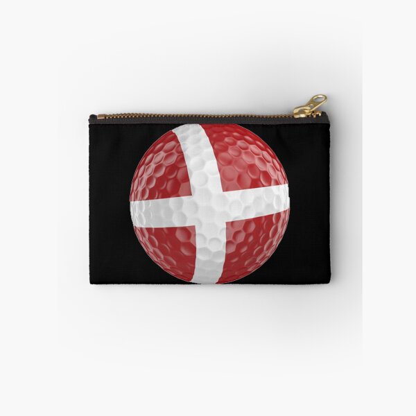 Item preview, Denmark Flag Golf Ball designed and sold by Mxdesign888.