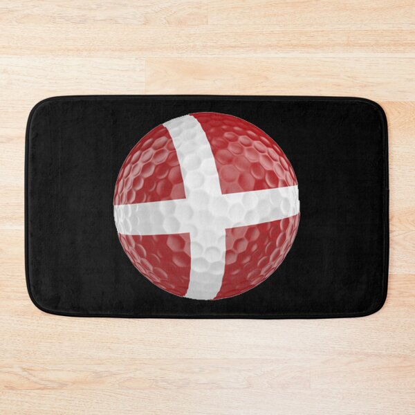 Item preview, Denmark Flag Golf Ball designed and sold by Mxdesign888.