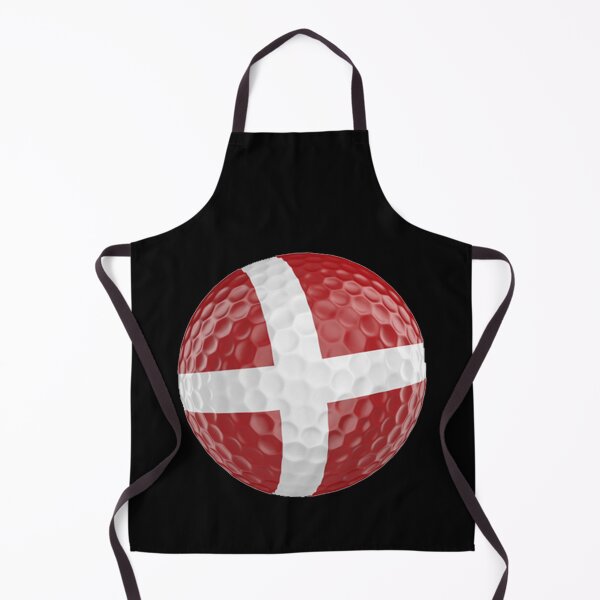 Item preview, Denmark Flag Golf Ball designed and sold by Mxdesign888.