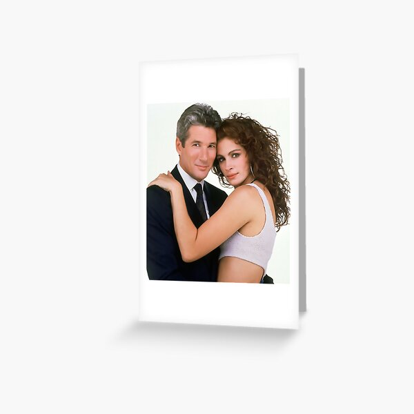 Tarjetas de felicitación «Pareja romántica Pretty Woman Julia Roberts Hollywood estrellas de cine fan art» de RockNeverDies | Redbubble