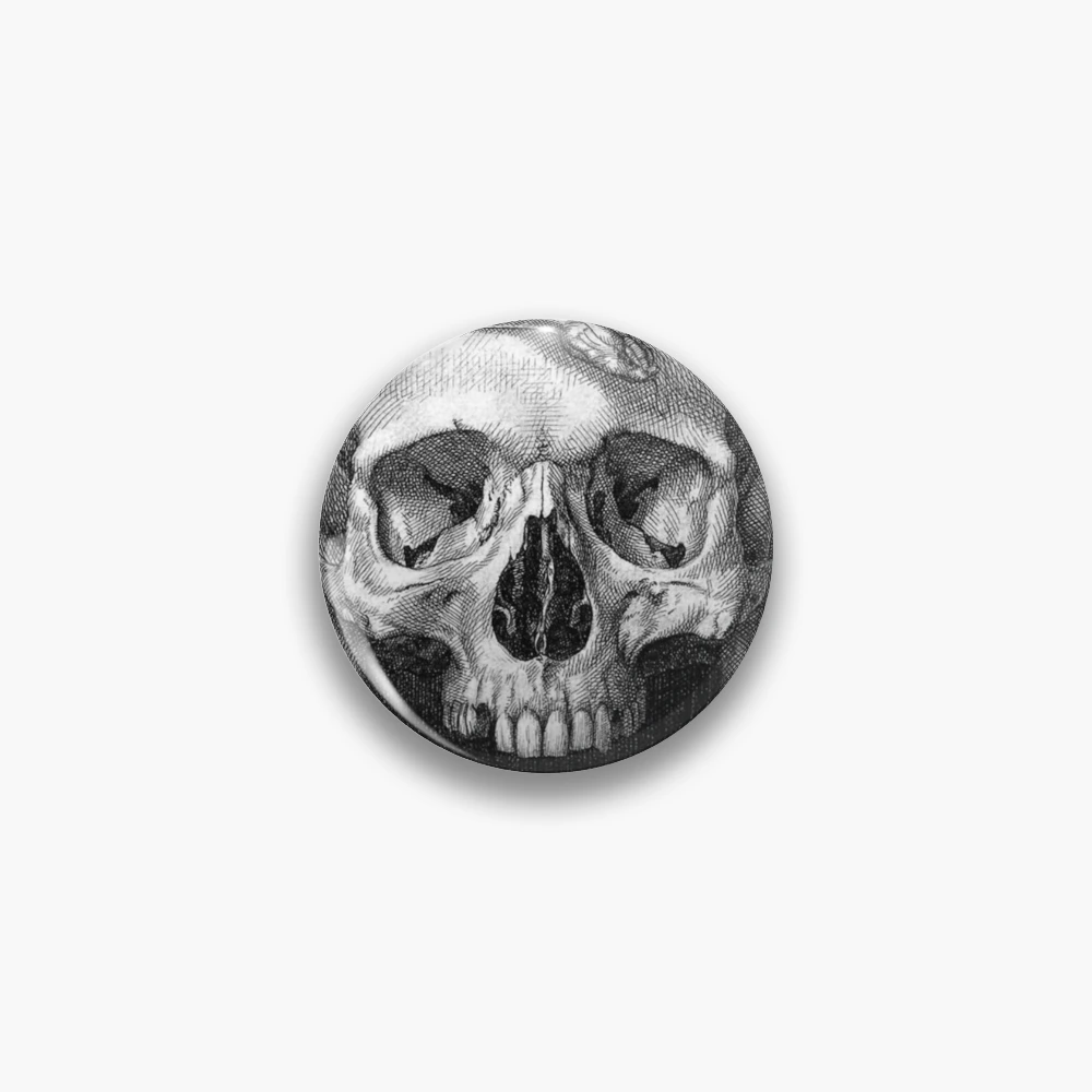  30 Pcs Mini Skull Buttons Skull Pant Button Skull