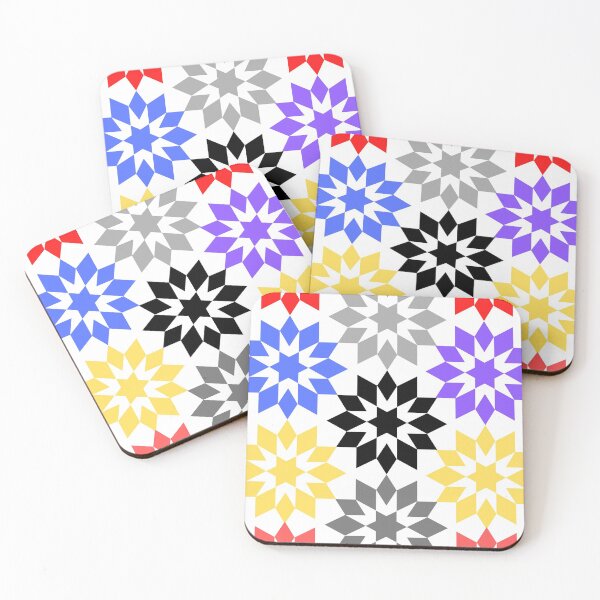 Item preview, " quilt pattern " Couleurs symetric patterns  designed and sold by Bachirdz.
