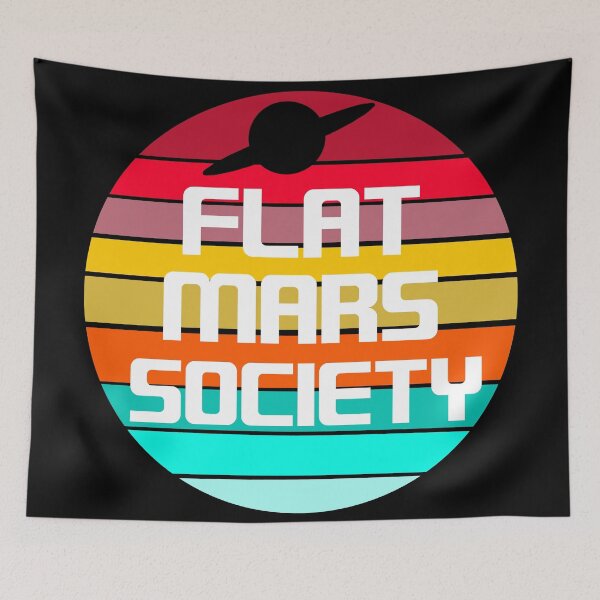 Item preview, Flat Mars Society designed and sold by Rami Khalifah.