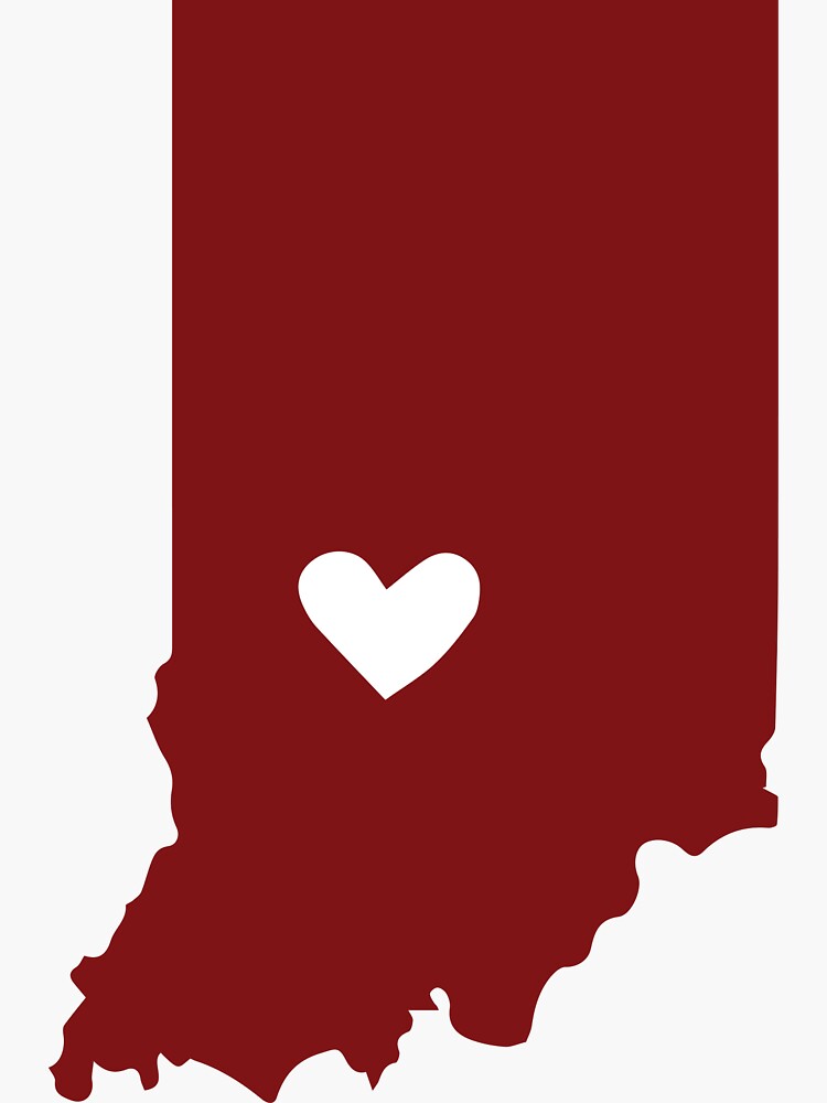 Bloomington IU Sticker by lglynn