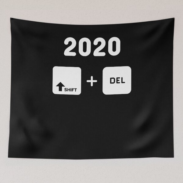 Item preview, Delete 2020 permanently SHIFT DEL keyboard designed and sold by TrendingTees4u.