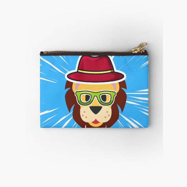 Artikelvorschau, lustiger Löwe mit Brille und Hut entworfen und verkauft von SoftMax.