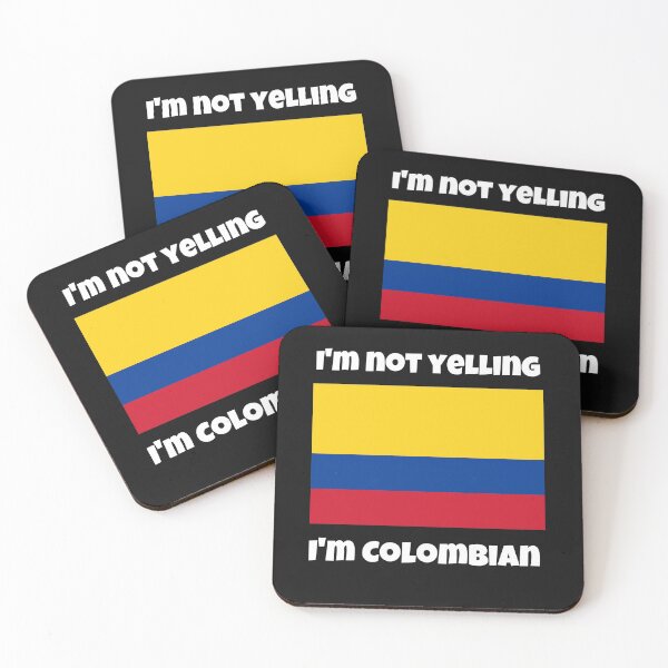 Item preview, IM NOT YELLING IM COLOMBIAN FUNNY LATINO designed and sold by saintmosi.