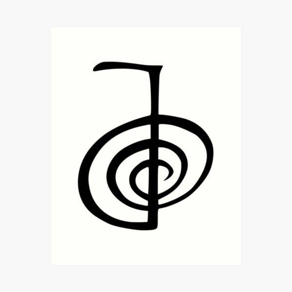 Item preview, Reiki symbol CHO KU REI stickers and prints designed and sold by Francesc Xavier Carrera Güenaga.