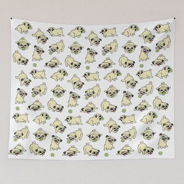 Item preview, Playful Pugs designed and sold by Leslie Evans.