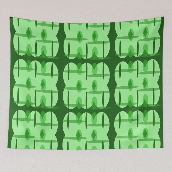 Item preview, Meeting of green shapes designed and sold by Laura Greco.