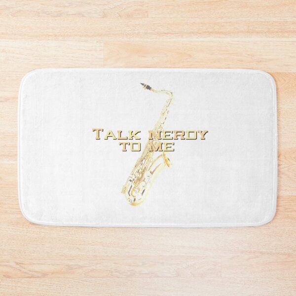 Item preview, Talk Nerdy To Me - Tenor Saxophone designed and sold by BandMomDesigns.