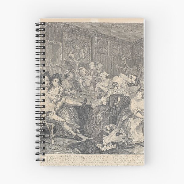 Item preview, A Rake's Progress III - The Orgy - William Hogarth (1697-1764) - engraving designed and sold by cdmprints.