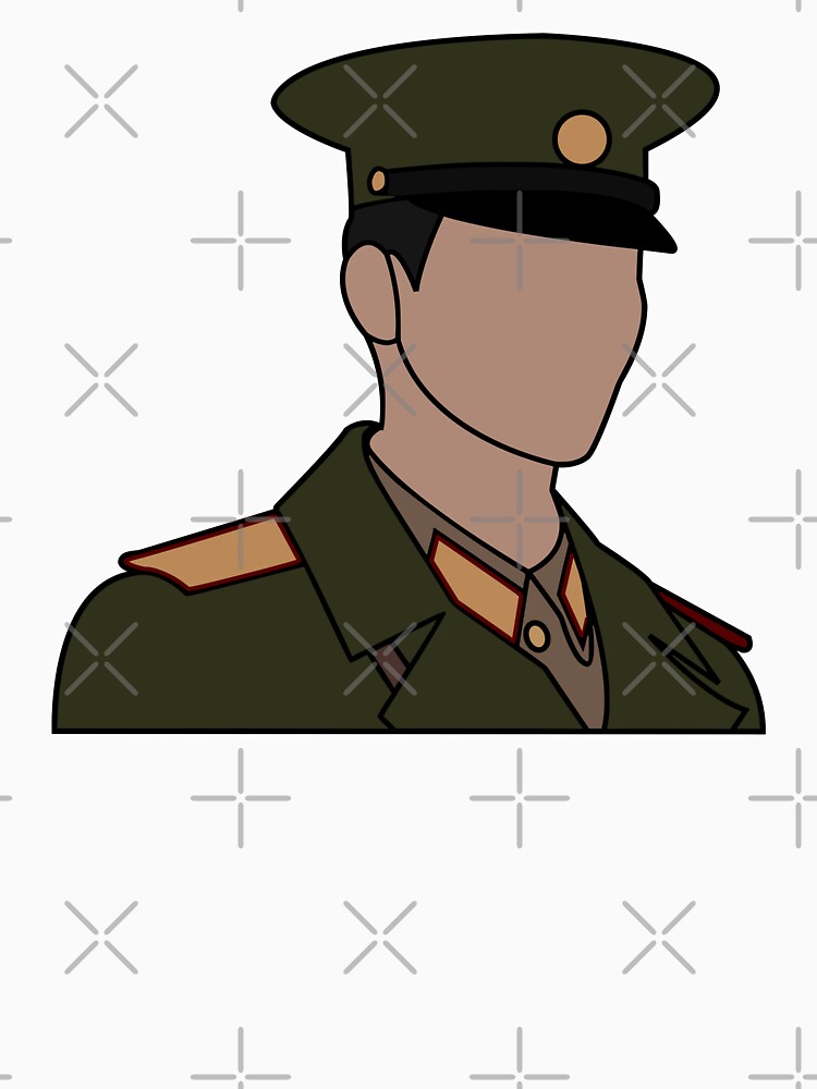 Thumbnail 3 von 3, Baseballshirt mit 3/4-Arm, Crash Landing On You - Kapitän Ri - Hyun bin designt und verkauft von AJ-DesignCo.