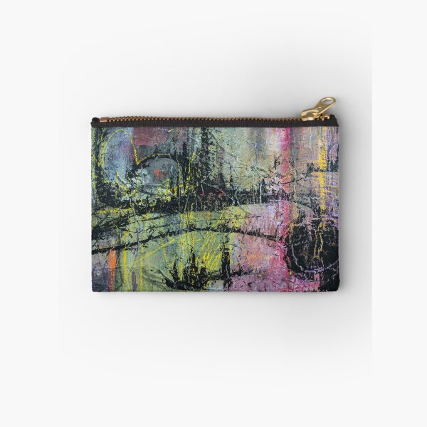 Item preview, Pink, Yellow & Black Abstract designed and sold by Loki-Dokez.