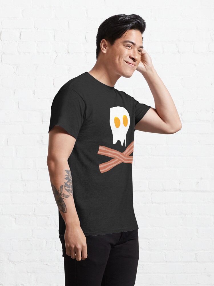 Alternate view of Eggs Bacon Skull Classic T-Shirt