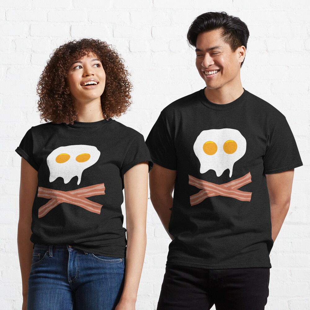 Eggs Bacon Skull Classic T-Shirt