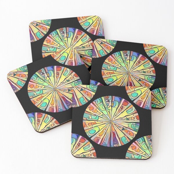 Item preview, Colorful Rainbow Dial Pattern - Stickers Apparel Home Decor designed and sold by ittybittyowl.