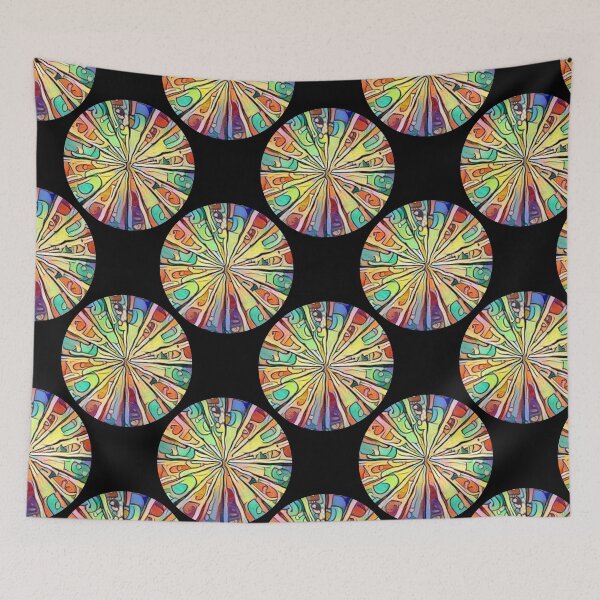 Item preview, Colorful Rainbow Dial Pattern - Stickers Apparel Home Decor designed and sold by ittybittyowl.