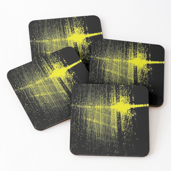 Item preview, rainy night through glass in yellow designed and sold by rclsivcreative.