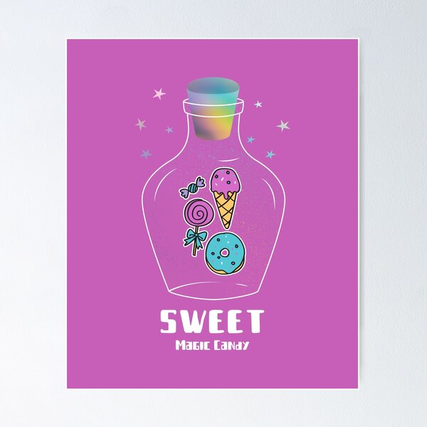candy stickers Poster