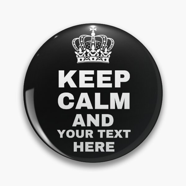 Item preview, keep calm and your text here,custom gift ideas designed and sold by BousboulaStorie.