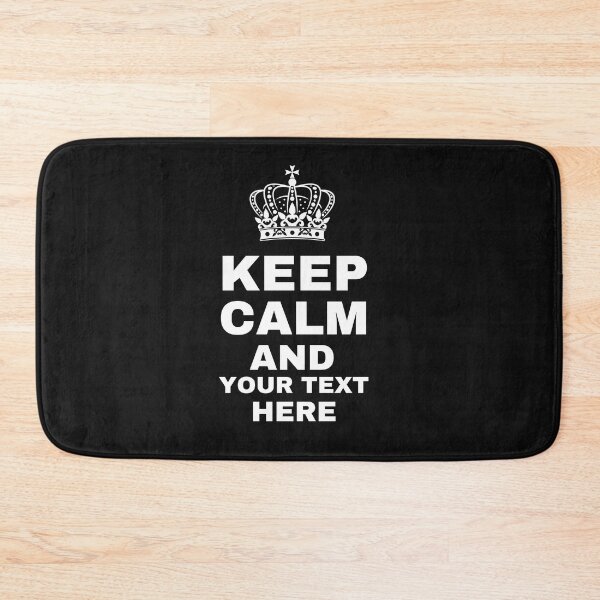 Item preview, keep calm and your text here,custom gift ideas designed and sold by BousboulaStorie.