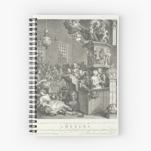 Item preview, Credulity, Superstition and Fanaticism, A Medley - William Hogarth (1697-1764) - engraving designed and sold by cdmprints.