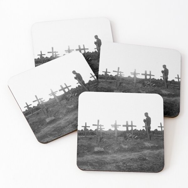 Item preview, Soldier In Battlefield Cemetery - WW1 France 1918 designed and sold by warishellstore.