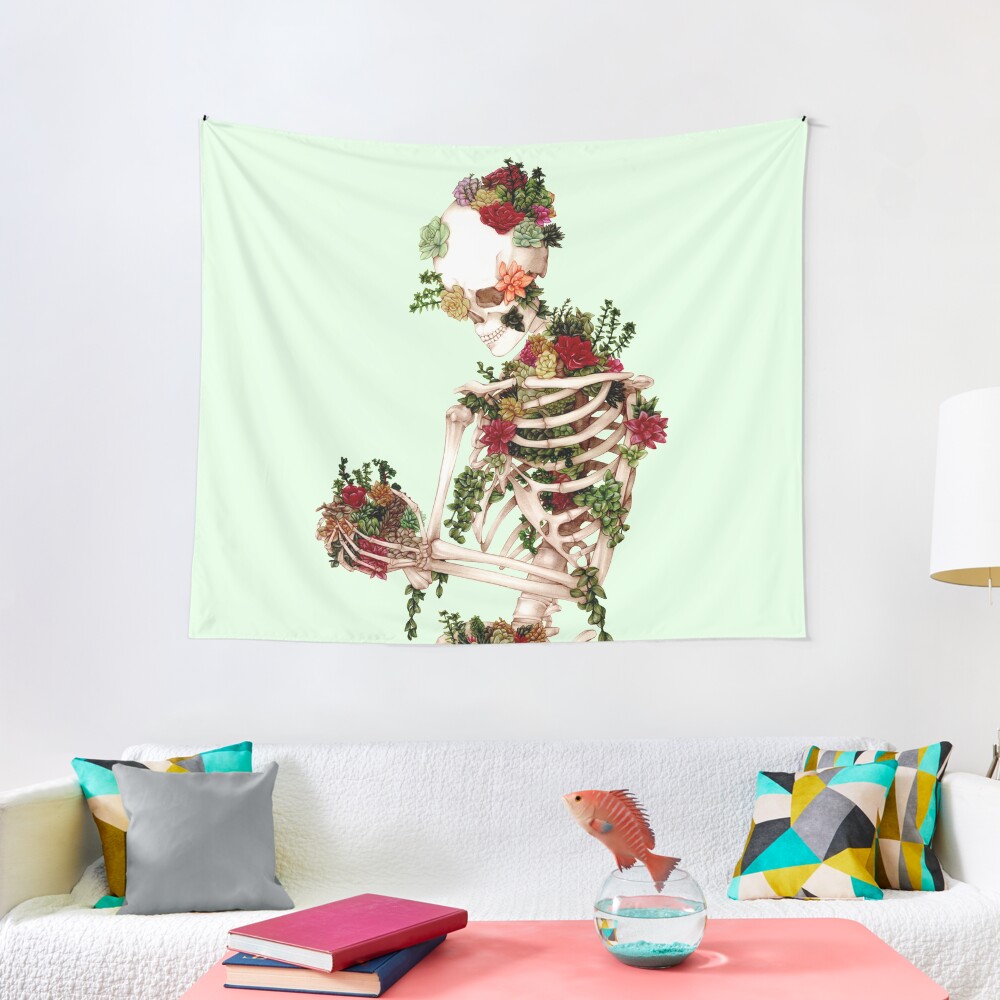 Succulent Surrender Tapestry