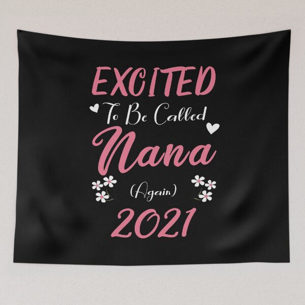 Item preview, Womens Excited To Be Called Nana Again 2021 Grandmother Gift designed and sold by Dream-bubble.