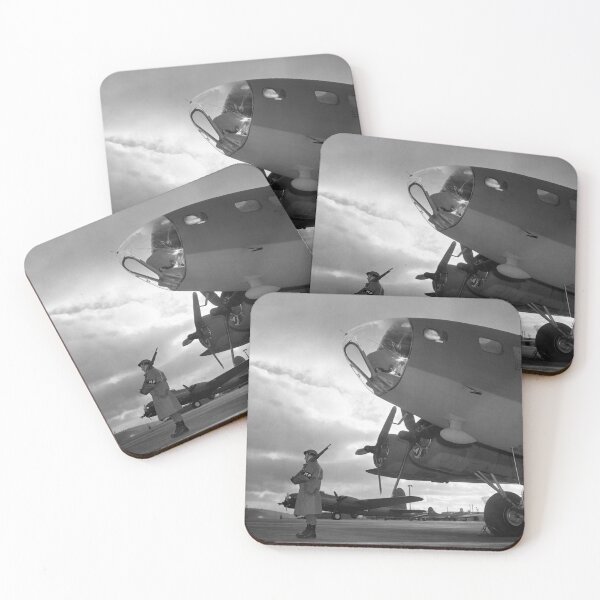 Item preview, Sentry Guarding Aircraft - WW2 1942 designed and sold by warishellstore.