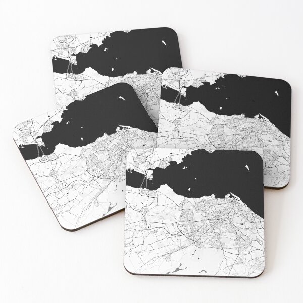 Item preview, Edinburgh Scotland Modern Street Map With Co-ordinates designed and sold by RossWilson12.